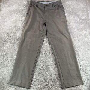 FootJoy Mens Stretch Golf Pants Gray Athletic Fit Performance 32x30 FJ